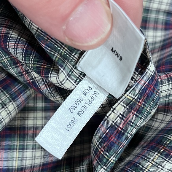 Polo Ralph Lauren S/S Camp Button Front Shirt Mens Med‎ Plaid Classic Red Pony - Picture 6 of 7